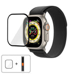 Wild Path Loop Nylon Watch Band with 3D Curved Film, For Apple Watch Series 9 / 8 / 7 41mm, For Apple Watch 3 / 2 / 1 38mm, For Apple Watch 3 / 2 / 1 42mm