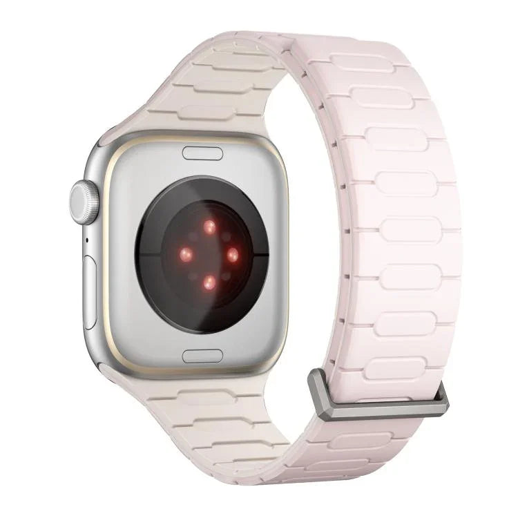 I-Shaped Magnetic Silicone Watch Band, For Apple Watch 46mm / 49mm / 45mm / 44mm, For Apple Watch 42mm / 41mm / 40mm / 38mm
