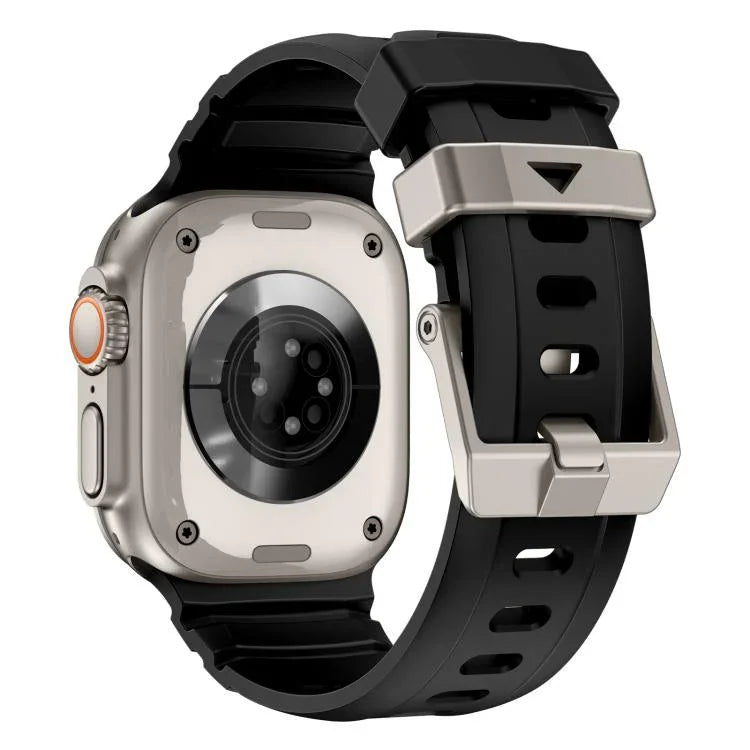 Rock-Peak Silicone Watch Band, For Apple Watch 46mm / 49mm / 45mm / 44mm