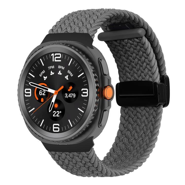 Fold Magnetic Buckle Braided Watch Band, For Samsung Galaxy Watch8 / Watch8 Classic
