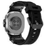 Explorer Metal Connector Silicone Watch Band, For Samsung Galaxy Watch8 / Watch8 Classic