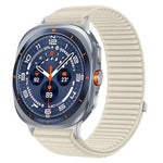 Woven Nylon Hook And Loop Fastener Metal Interface Watch Band, For Samsung Galaxy Watch Ultra 47mm / Ultra 2025