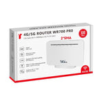 WR700-E SIM Card 300Mbps Eurasian Version Detachable Antenna Mobile WiFi 4G CPE Router, EU Plug