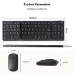 B089 Foldable Wireless Keyboard Mouse Set, B089