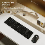 B089 Foldable Wireless Keyboard Mouse Set, B089