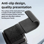 1 Pair Fitness Steel Plate Assist Hook Wristband