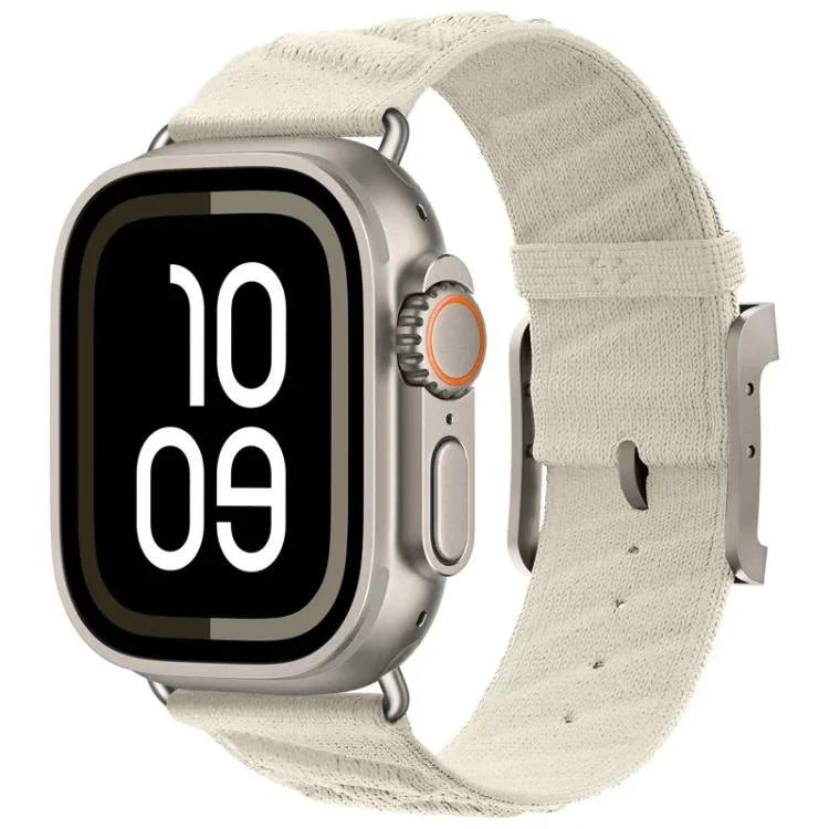 Style H Twill Nylon Watch Band, For Apple Watch 46mm / 49mm / 45mm / 44mm, For Apple Watch 42mm / 41mm / 40mm / 38mm