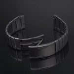 Curved Quick Release Butterfly Buckle Stainless Steel Watch Band, For  Samsung Galaxy Watch Ultra 47mm / Ultra 2025, For Samsung Galaxy Watch8 / Watch8 Classic