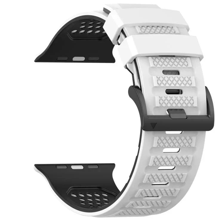 Check Design Breathable Silicone Watch Band, For Apple Watch 46mm / 49mm / 45mm / 44mm