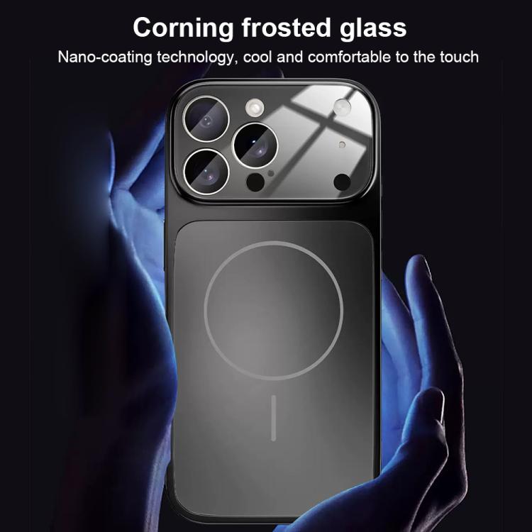 Change to 17 Big Lens Window Frosted MagSafe Phone Case, For iPhone 13 Pro Max, For iPhone 13 Pro, For iPhone 13, For iPhone 12, For iPhone 12 Pro Max, For iPhone 12 Pro, For iPhone 11 Pro Max, For iPhone 11