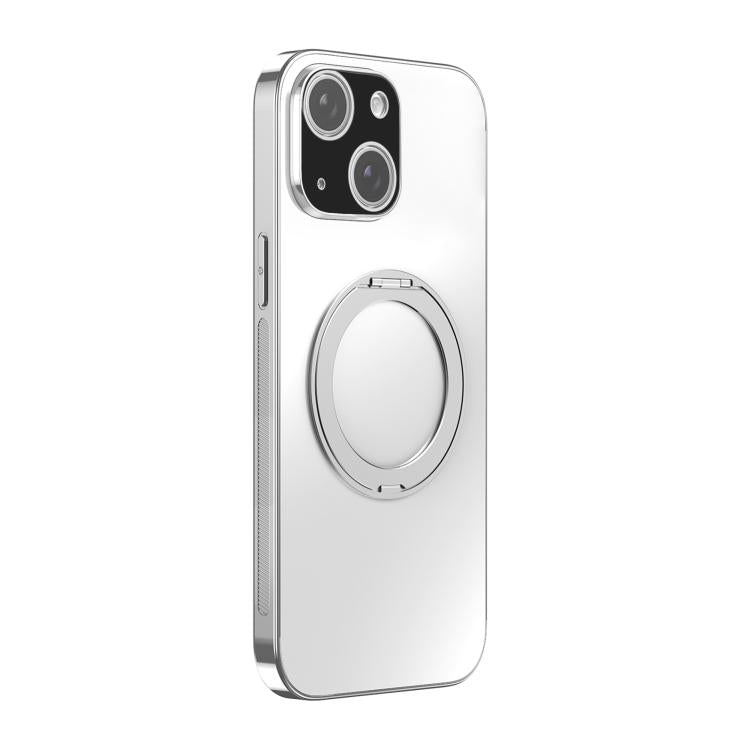 360 Degree Rotating Holder MagSafe Electroplated Phone Case with Lens Cover, For iPhone 14 Pro Max, For iPhone 13 Pro Max, For iPhone 13 Pro, For iPhone 13