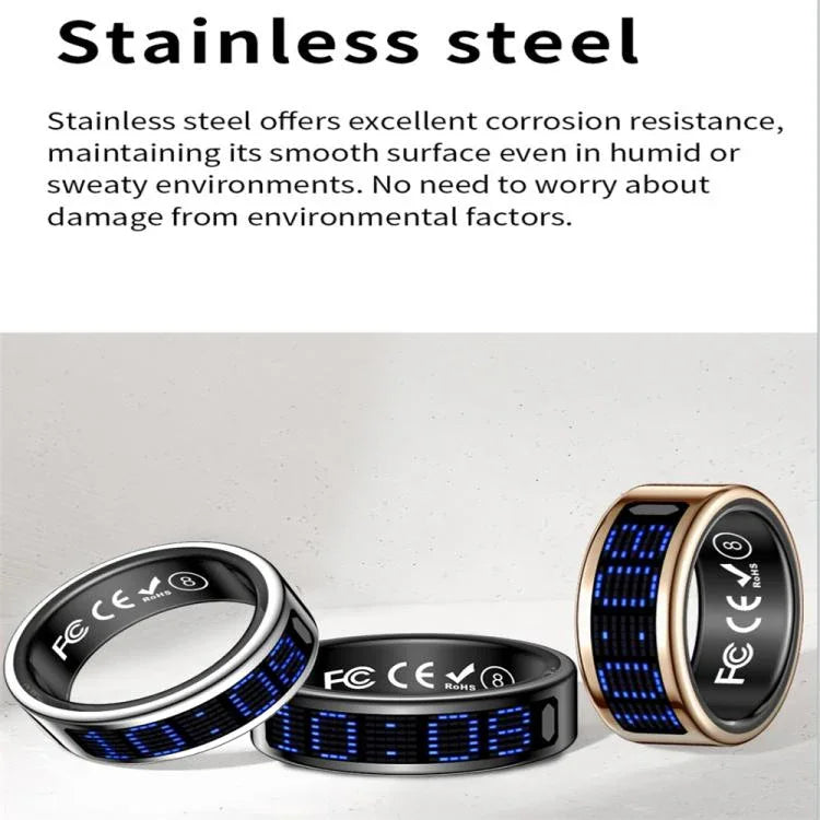 SR16 SIZE 12 Smart Ring, Support Heart Rate / Blood Oxygen / Sleep Monitoring / Multiple Sports Modes