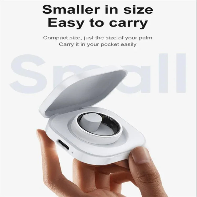 R12 SIZE 8 Smart Ring, Support Heart Rate / Blood Oxygen / Sleep Monitoring / Female Health