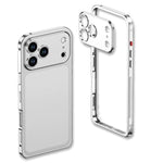 Ultra-Thin Alloy Metal Frame Shockproof Phone Case with  Lens Frame, For iPhone 17 Pro Max, For iPhone 17 Pro