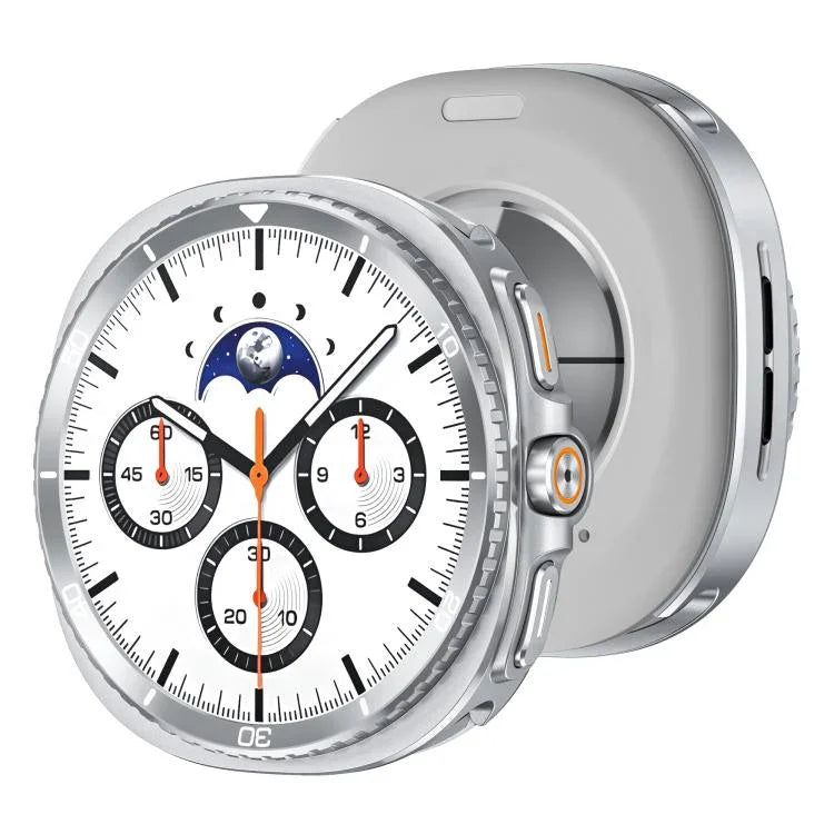 Transform Into Watch8 Classic Metal Watch Protective Cover, For Samsung Galaxy Watch8 44mm, For Samsung Galaxy Watch8 40mm