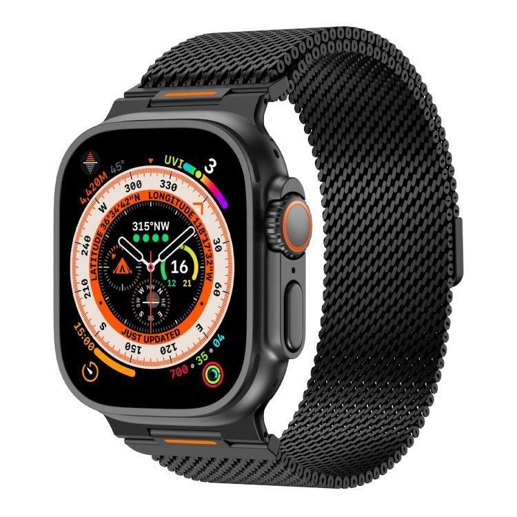 Vitality Coarse Mesh Milan Magnetic Watch Band, For Apple Watch 42 / 44 / 45 / 46 / 49mm