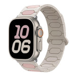 Oval Magnetic Silicone Watch Band, For Apple Watch 46mm / 49mm / 45mm / 44mm, For Apple Watch 42mm / 41mm / 40mm / 38mm