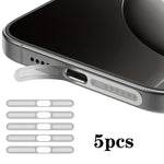 5pcs High-Density Metallic Integrated Speaker Dust Cover, For iPhone Air