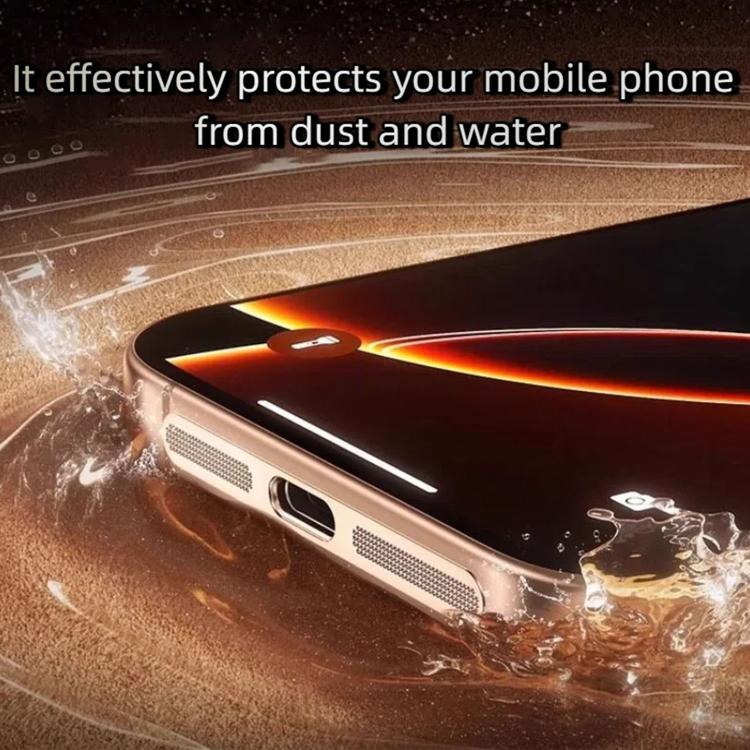 5pcs High-Density Metallic Integrated Speaker Dust Cover, For iPhone Air