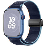 Magnetic Buckle Loop Nylon Watch Band, For Apple Watch 46mm / 49mm / 45mm / 44mm, For Apple Watch 42mm / 41mm / 40mm / 38mm