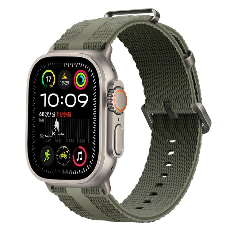 Line Pattern Silicone Watch Band, For Apple Watch 46mm / 49mm / 45mm / 44mm, For Apple Watch 42mm / 41mm / 40mm / 38mm