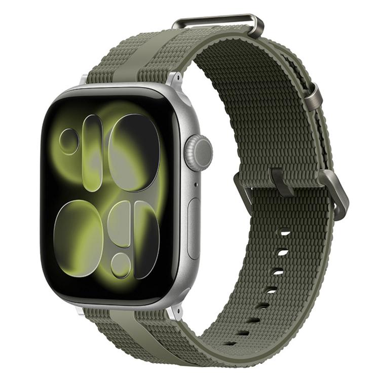 Line Pattern Silicone Watch Band, For Apple Watch 46mm / 49mm / 45mm / 44mm, For Apple Watch 42mm / 41mm / 40mm / 38mm