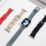 Openwork Knitted Weaving Watch Band, For Apple Watch 46mm / 49mm / 45mm / 44mm, For Apple Watch 42mm / 41mm / 40mm / 38mm
