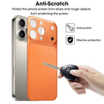 Instantly Transform Into 17 Pro Series Ultra-Thin Frosted PET Back Cover, For iPhone 16 Pro, For iPhone 15 Pro, For iPhone 14 Pro, For iPhone 13 Pro