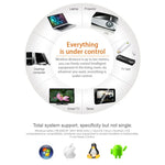 C120 2.4G Mini Keyboard Wireless Remote Mouse with 3-Gyro & 3-Gravity Sensor for PC / HTPC / IPTV / Smart TV and Android TV Box etc