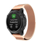For Garmin Fenix 5 Milan Metal Stainless Steel Metal Watchband, 20MM, 22MM, 26MM