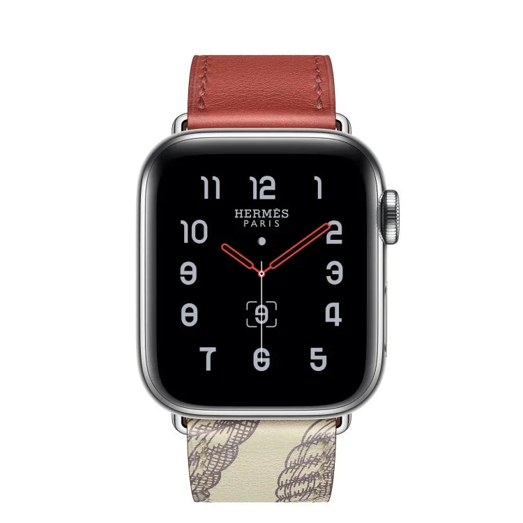 For Apple Watch 3 / 2 / 1 Generation 38mm Universal Silk Screen Psingle-ring Watchband