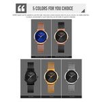 Skmei 1595 Fashion Elegant Scale Free Steel Mesh Belt Women's Watch Waterproof Business Student Quartz Watch Female