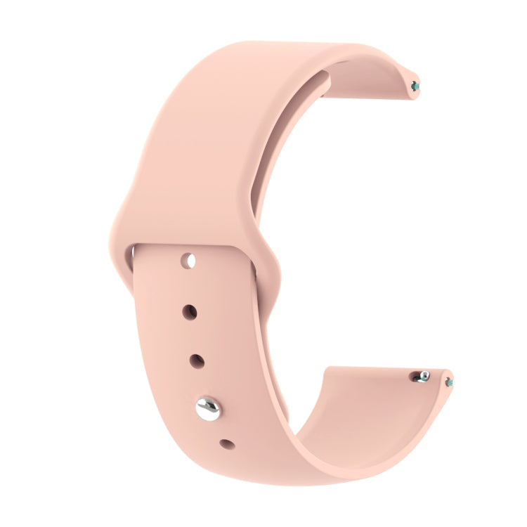 22mm For Huawei Watch GT2e GT2 46mm Monochrome Silicone Reverse Buckle Strap