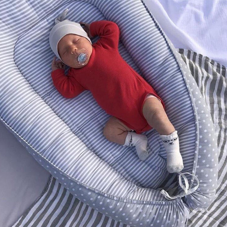 80*50cm Baby Bed Newborn Nursing Bionic Bed Crib Cot Baby Sleeping Artifact Bed Travel Bed Bumper