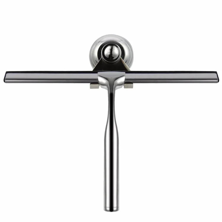 Glass Window Squeegee Cleaner Shower Bathroom Mirror Rubber Wiper With Suction Hook Water Vapor Removal, Glass Window Squeegee Cleaner
