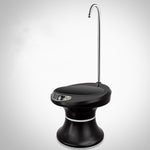 Tray Bucket Water Pump USB Rechargeable Wireless Electric Mineral Water Bucket Automatic Water Dispenser, Black