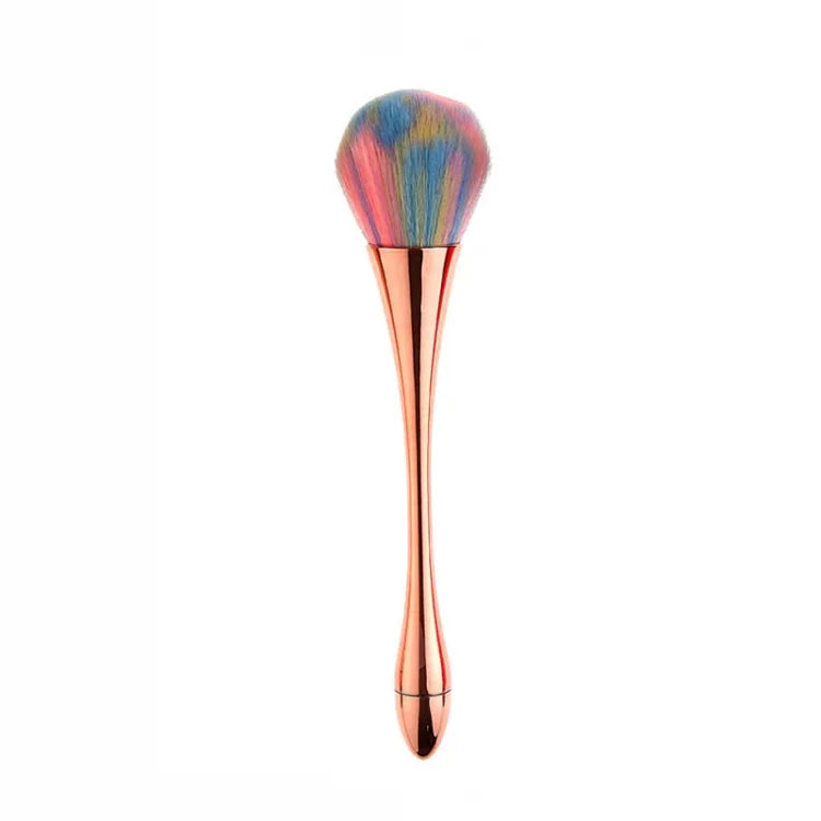 Nail Dust Cleaning Brush Nail Glitter Remover UV Gel Powder Removal Acrylic Nail Brushes Manicure Tools, Rose Gold, Rose Gold Color Hair, Red, Pink Little Waist, Black Small Waist, Gradient Color