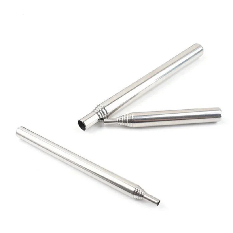 2 PCS Outdoor Camping Fire Tool Stainless Steel Blower Picnic Barbeque Barbecue Tool Retractable Blow Torch, 5 Sections (2PCS), 6 Sections (2PCS), 8 Sections (2PCS)