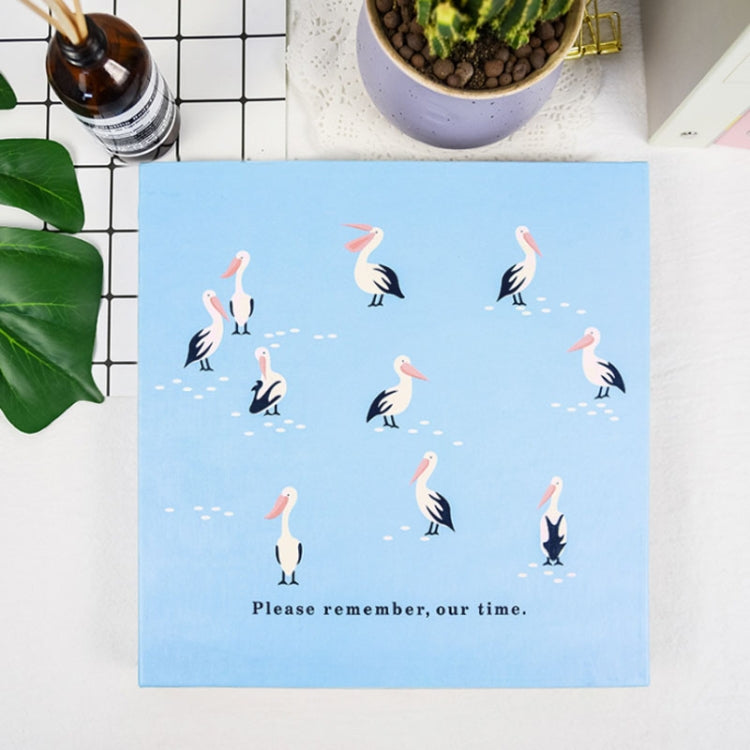 DIY Loose-leaf Self-adhesive Photo Album, He Finch, Pelican, Yellow Pear, Pink Flamingo