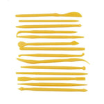 2 Sets Mini Fondant Styling Engraving Group Tools Cake Engraving Pen, 28 PCS Yellow, 28 PCS Rose Red, 28 PCS Pink