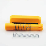 Magnetic Chalk Holder Dustless Double Spring Chalk Pen Holder Auto-adjust Chalk Clip, Ramdom Color, Auto-adjust Chalk Clip