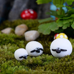3 PCS Sheep Shape Sand Table Model Decoration Craft Landscape