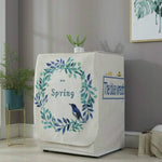 Cartoon Cotton and Linen Drum Roller Washing Machine Dust Cover, 83x60x60cm