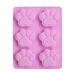 3 PCS Paw Soap Ice Cream Chocolate Cake Silicone Mold, Soap Shape