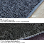 KSolid Round Carpet Soft Fleece Mat Anti-Slip Area Rug Kids Bedroom Door Mats, Diameter: 80cm, Diameter: 100cm, Diameter: 120cm