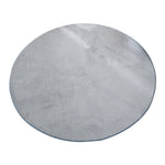 KSolid Round Carpet Soft Fleece Mat Anti-Slip Area Rug Kids Bedroom Door Mats, Diameter: 140cm, Diameter: 160cm