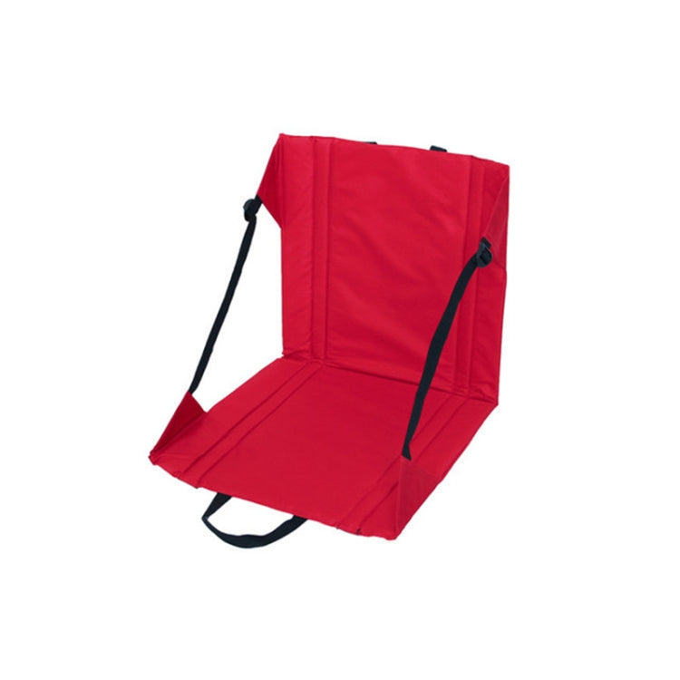 Outdoor Camping Picnic Stand Seat Cushion Folding Moisture-proof Dirty Wear-resistant Cushion, 44 x 43 x 44 Red, 44 x 43 x 44 Black