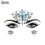 3 PCS  Forehead Green Masquerade Makeup Acrylic Face Sticker, YT-01, YT-01-1, YT-01-2, YT-01-3, YT-01-4, YT-01-5, YT-01-6, YT-02, YT-03, YT-04, YT-05, YT-07, YT-08, YT-10, YT-11, YT-12, YT-13, YT-14, YT-15, YT-16, YT-17, YT-18, YT-19, YT-20, YT-21, YT-...