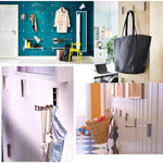 Collapsible Clothes Hanger Robe Hook Decorative Bathroom Wall Mounted Hooks
