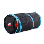 Pet Supplies Cat Ring Paper Two-way Tunnel Can Accommodate Folding Cat Channel, Blue, Red, Sky Blue, Black, Rose Red, Green